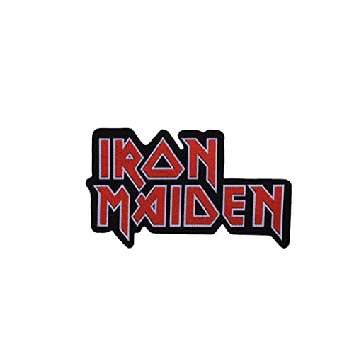 Razamataz Parche de Iron Maiden Logo Cut Out de aprox. 6 x 10 cm, multicolor, Talla nica