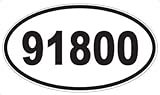 US Decal, Inc. Number 91800 Oval Sticker