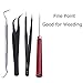 10 Pieces Craft Vinyl Weeding Tools Stainless Steel Precision Craft Basic Set Craft Vinyl Tools for Weeding Vinyl, HTV, Lettering