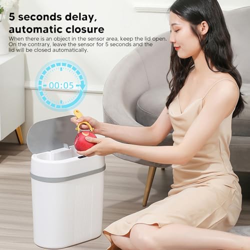 Caneca de basura automática con sensor de movimiento 12L miniatura 3