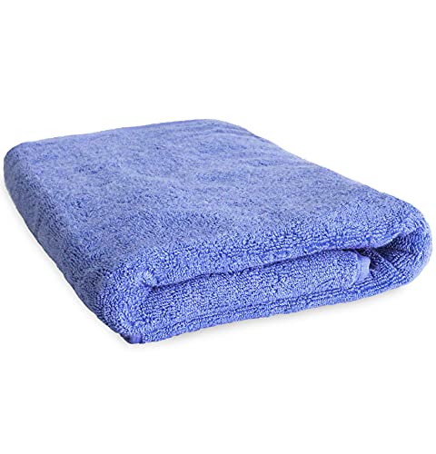 33% OFF on Heelium Bamboo Bath Towel, Super Absorbent & Soft, Antibacterial, 600 GSM, 140 cm x 70 cm