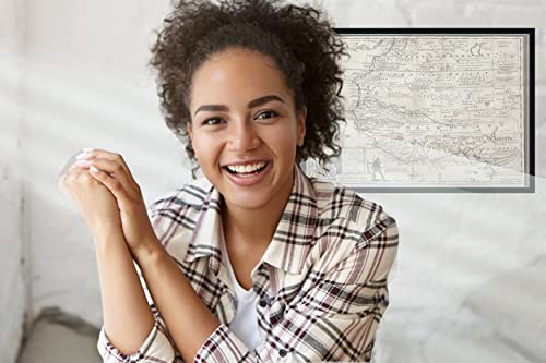 1681 Nigritarum Or Negroland Map - The Slave Trading Coast Regions Of West Africa - West African American History - Wall Art Map Poster - Pre-Colonial #TOP4