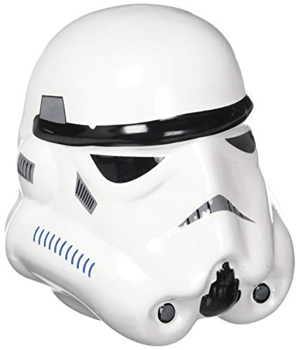 Zak Designs SWRD-0971 star Wars Ep4 Stormtrooper ceramic Sculpted Bank, Small, Multicolor