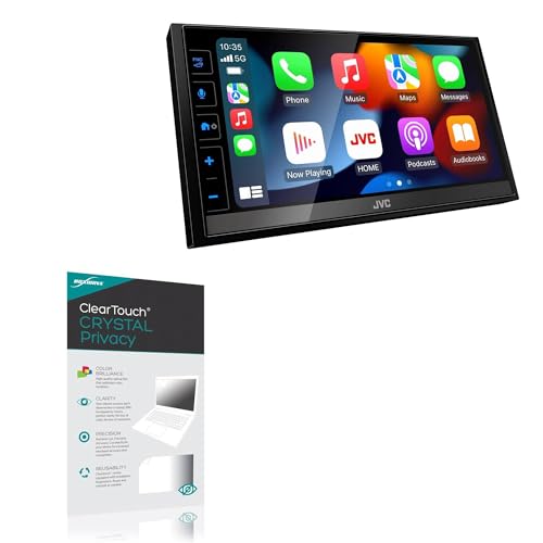 BoxWave Screen Protector Compatible with JVC KW-M785BW (6.8 in) - ClearTouch Crystal Privacy (2-Pack), Privacy Screen Protector Flexible Film Clear