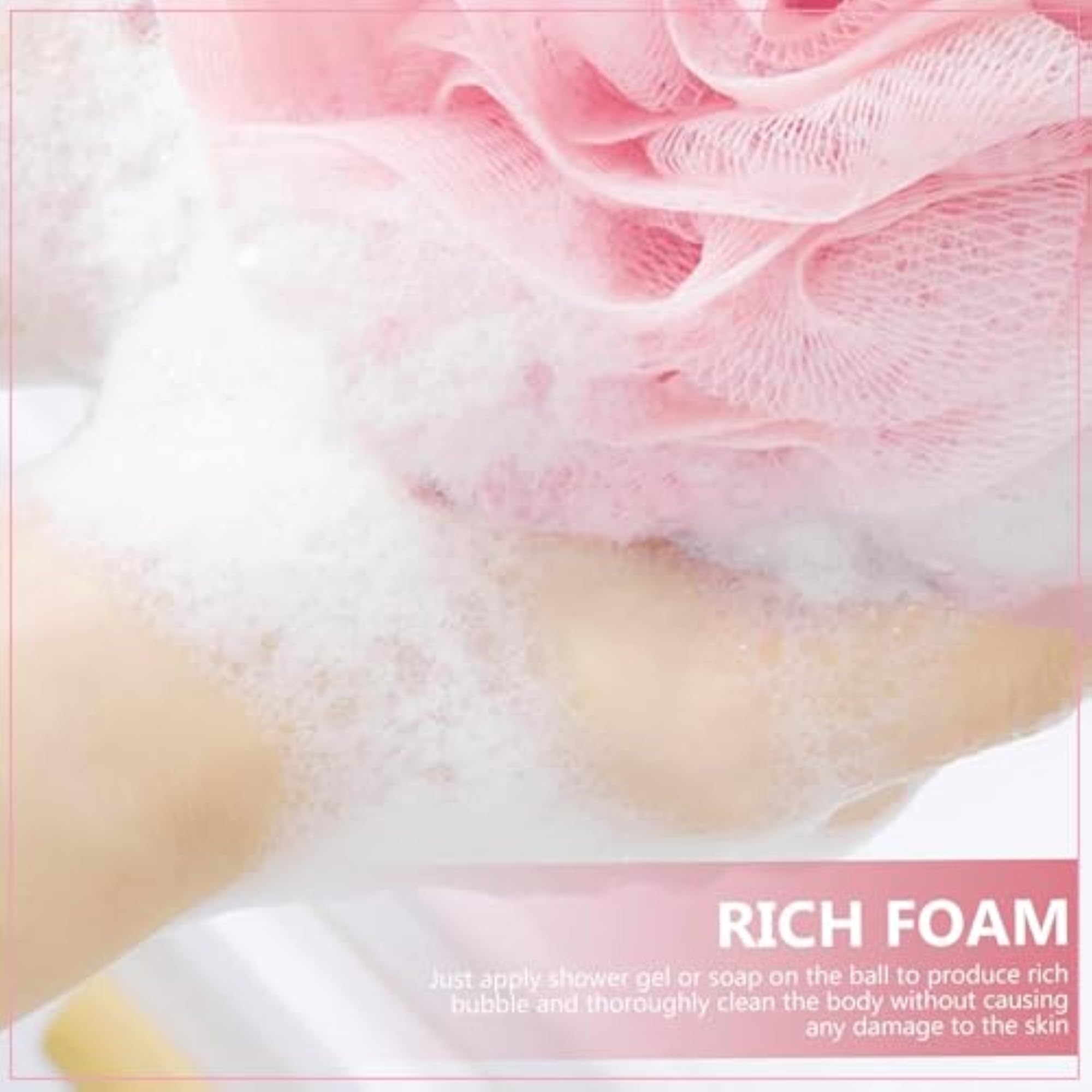 High Cleansing Bath Large Loofah Sponge, Pack of 2