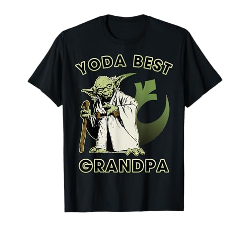 T-shirt Star Wars Yoda Best Grandpa idéal pour les sorties complices en famille