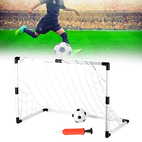 Junlucki Rede de objetivos de futebol ao ar livre durável e confiável para crianças