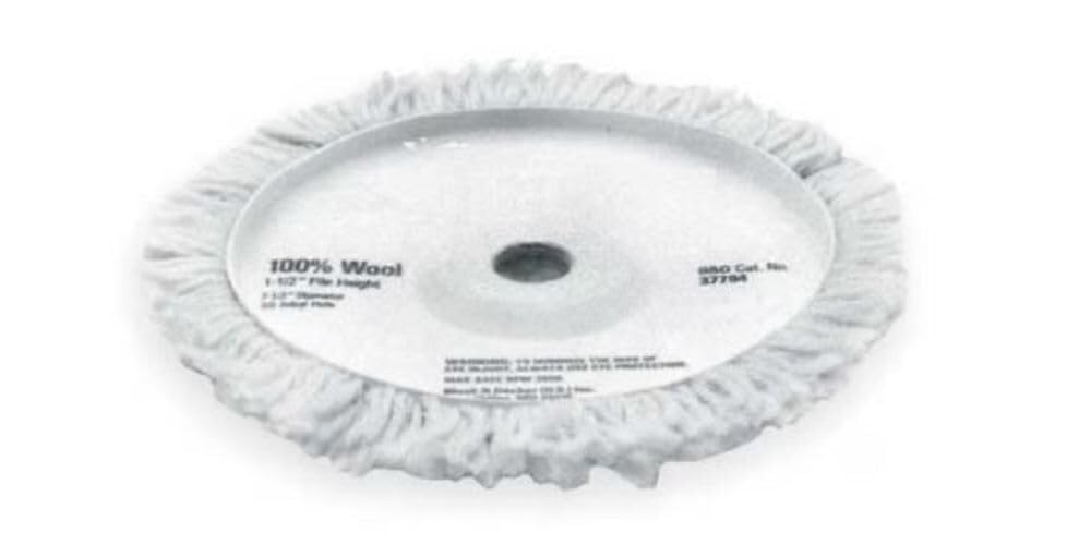 DEWALT Polishing Pad, Wool, 7-1/2-Inch, 1-1/2-Inch Pile (DW4988), Chrome - Image 2