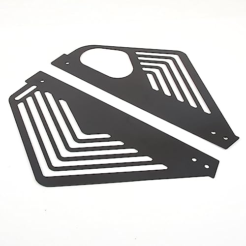 Image of TOYCIDFG Engine Bay Panel Cover Left Right Splash Shield Oxidation Case Guard for C8 Corvette 2020-2025 Auto Aluminium Interior Body Part Accessories (Black)