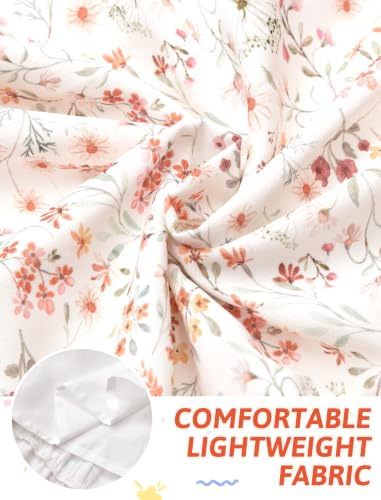 Girls Fall Long Sleeve Floral Dress Casual Ruffle Smocked Dresses Size 7-14 - 11.49 - 12.49 w/ Code + 50% Off Code VKTAJ0FP - image 6