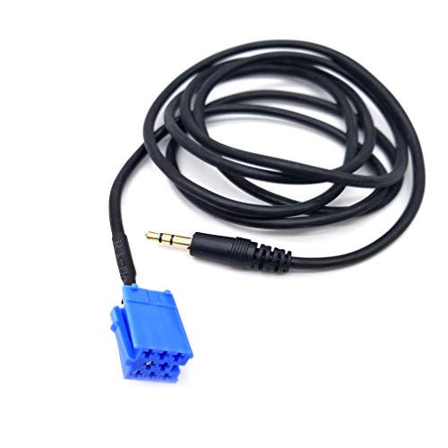 eLUUGIE 3.5mm Aux Cable Music Audio Adapter Aux Audio Cable for Porsche Becker CDR 220 and CR 220,AUX Cable Adapter for Samsung Galaxy S10/S9/S6,