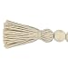 Vosarea Borlas de cuentas de guirnalda de cuentas de madera 4pcs para...