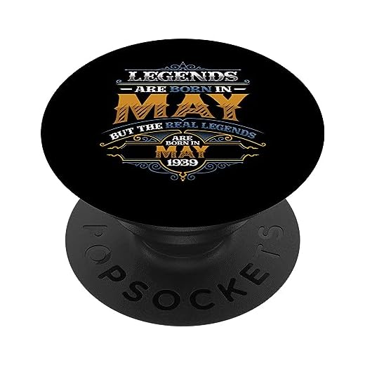 Las leyendas nacen en mayo de 1939 para hombre 85 cumpleaños PopSockets PopGrip Intercambiable