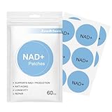 Vexarabug NAD+Patches, 60 Count for Women & Men, Vegan for Energy & Healthy Aging | with CoQ10 & Nicotinamide | Comfortable All-Day Wear Wellness Support (60)