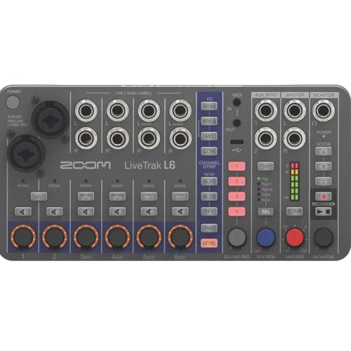 Amazon | ZOOM(ズーム) L6 デジタルミキサー 32bitフロート録音 10ch
