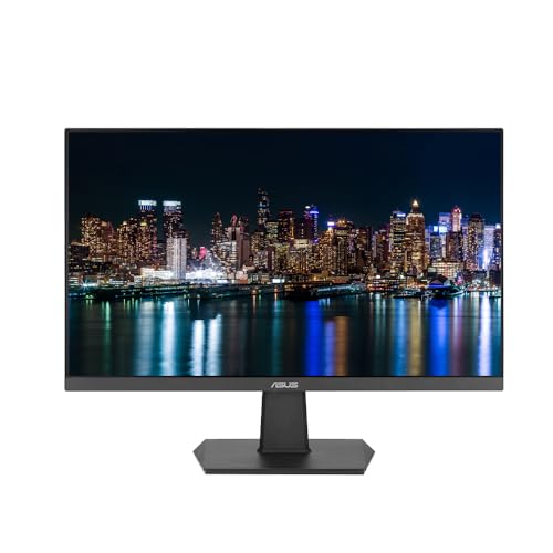 Image of Asus VA24EHE 24-inch 1920 x 1080 Full HD LED Backlit LCD Frameless Monitor, 2-Pack Bundle with HDMI, DVI-D, VGA Adaptive-Sync, Eye Care, Low Blue Light and Desk Mount Dual Monitor Stand