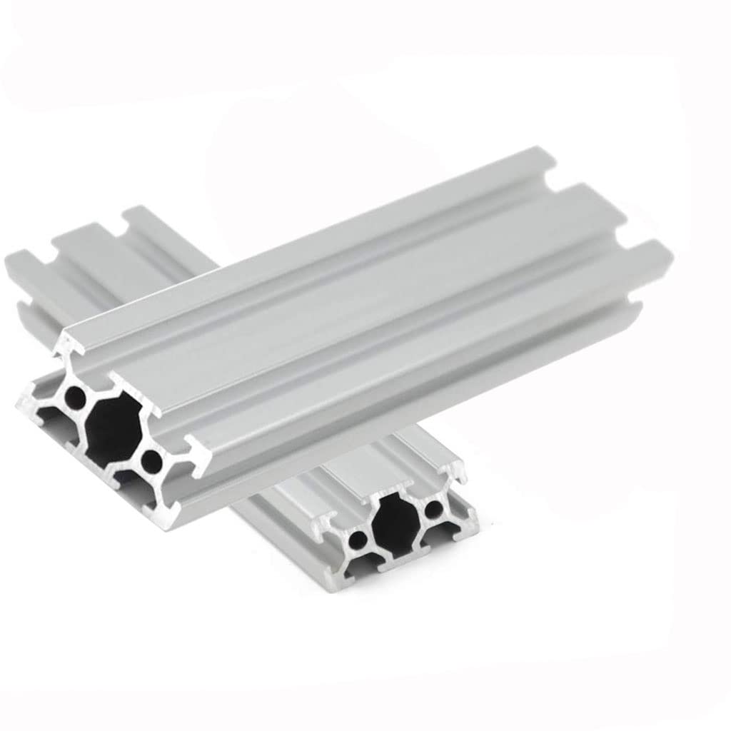 Profilé d'extrusion d'aluminium 2040, Longueur 100 mm-1200 mm, Norme européenne anodisée, pour pièces d'imprimante 3D CNC (Taille : 600 mm)