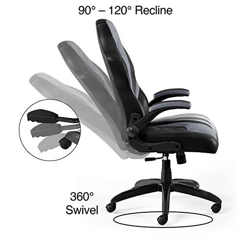 Image of Staples Emerge Vortex Gaming Chair, Ergonomic, Swivel, Black, 2-Pack