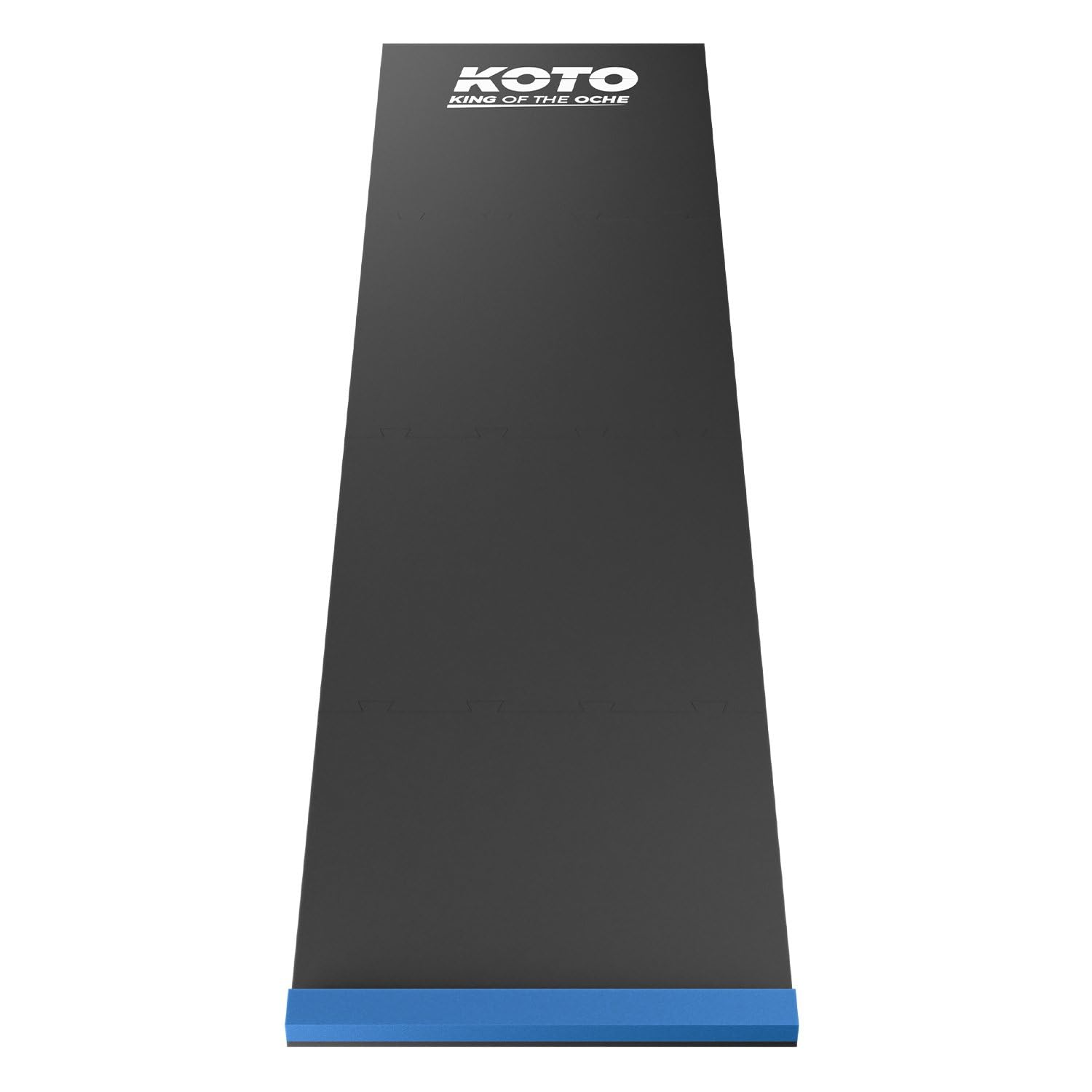 KOTO - Puzzle Dart Mat Blue 237 x 60 cm, Foam Darts Mat with Raised Oche, for Beginners & Professionals, For Steel & Soft Darts