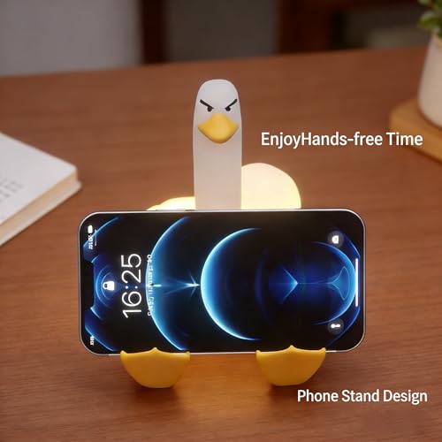 Lámpara de noche LED con diseño pato y 3 niveles de brillo miniatura 5