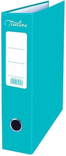 Treeline A4 Board Lever Arch File 5-Pack, Turquoise