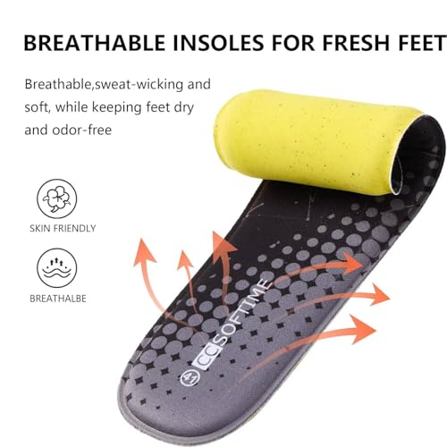 Plantillas de espuma viscoelástica para hombre tamaño M10 Negro miniatura 3