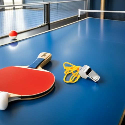 48 silbatos metálicos para deportes con cuerda VICASKY miniatura 6
