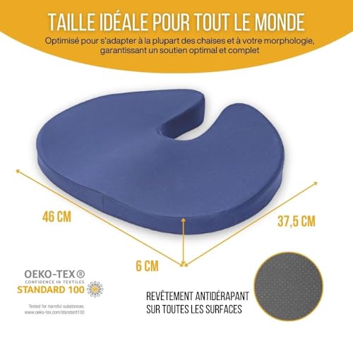 Oreiller Bambou pour d'Assise Inphysio® Finition Haute Densité - 6