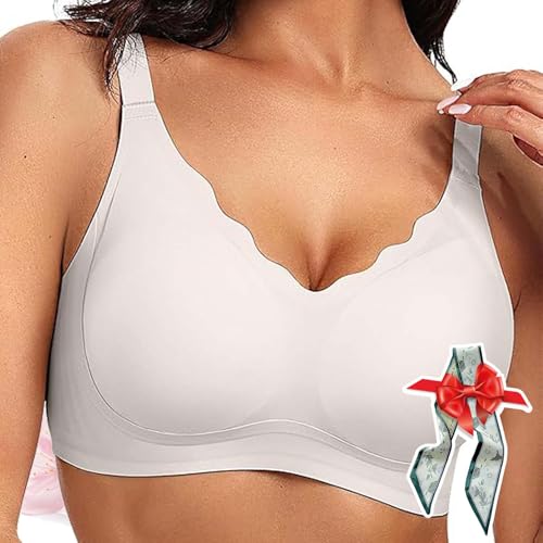 Dutifulon-cc Bra -Scalloped Push-Up Bra,Exceedgo Push Up Bras