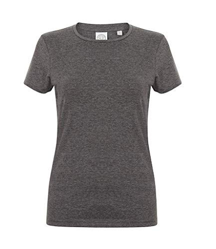 Skinni Fit T-shirt à manches courtes pour femme - Gris - Small Cover