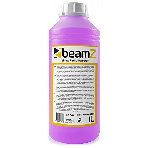 BeamZ liquide pour machine à fumée 1L - Standard, haute performance, ne laisse pas de résidu, biodégradable, non toxique pour la santé et l'environnement