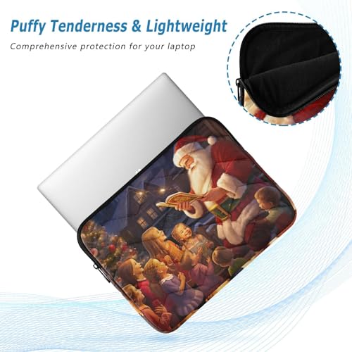 Funda para portátil de 13-14 pulgadas Navidad Santa Claus miniatura 5