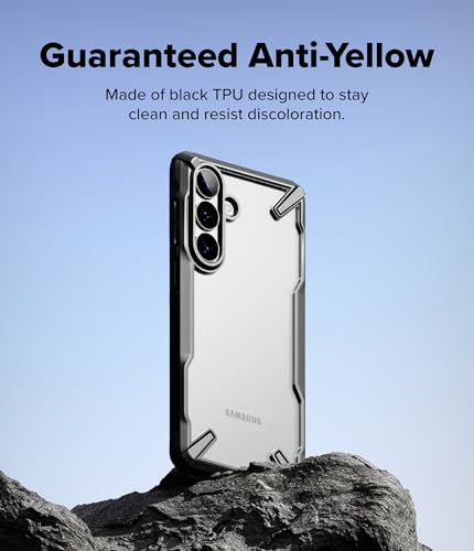 Image of Ringke Fusion-X for Samsung Galaxy S26 Case Back Cover [Heavy Duty X-Frame] Rugged Shockproof Bumper Protective with Non-Slip Side Grip - Black