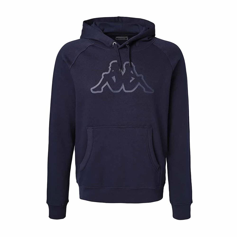 Kappa Men's Zaiver SWT Sweatshirt, Navy Blue/Intense Blue, 3XL