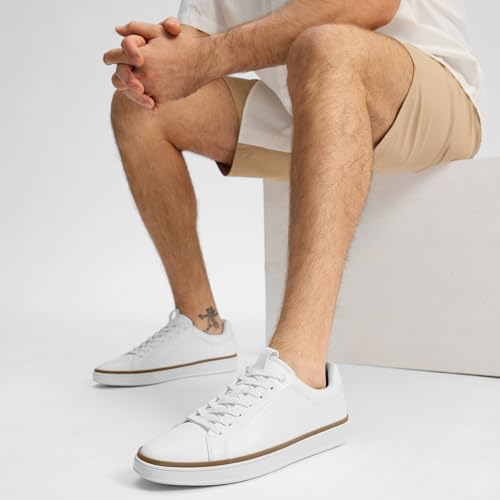 Image of Coostar Mens Casual Shoes Comfortable Dress Sneakers Classic Lace-up Shoe Lightweight