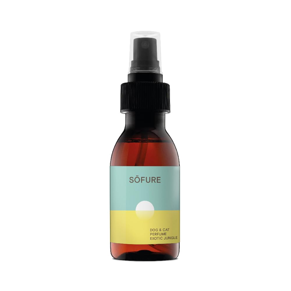 SÖFURE - Colonia para Perros Cachorros y Adultos | Delicado Aroma a Frutas Tropicales, Afrutado e Hidratante | Efecto Duradero | Formato Spray (100ml)