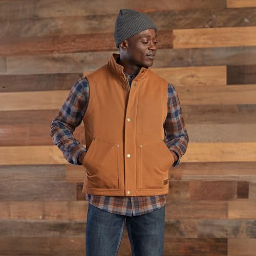 Pendleton Men’s Pine Grove Canvas Vest with Wool Blend Lining3