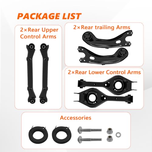 6PCS FWD Rear Control Arm Kit for Kia Optima 2011-2015 Sportage 2011-2014 by Teilelager - Used condition - Image 5