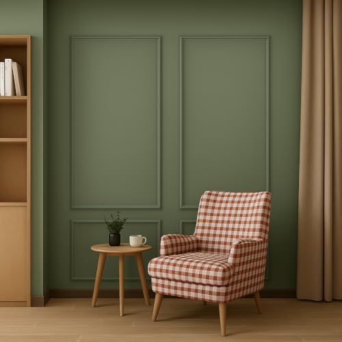 Birdeco Ready to Assemble Wall Molding Kit Set, Pre-Cut Design, Installed with Glue | 2 Top 2 Bottom Frames