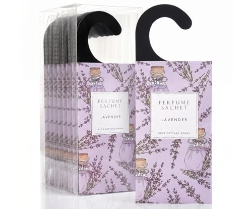 ROSE COTTAGE Lavender Hanging Closet Deodorizer Sachets