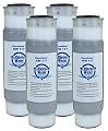 KleenWater Filters Compatible with Aqua-Pure AP117, Whirlpool WHKF-GAC and WHCF-GAC, Granular Activated Carbon Replacement Water Filter Cartridges, 4-Pack