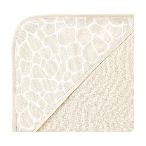Image of Hudson Baby Unisex Baby Cotton Rich Hooded Towels, Vintage Safari, One Size