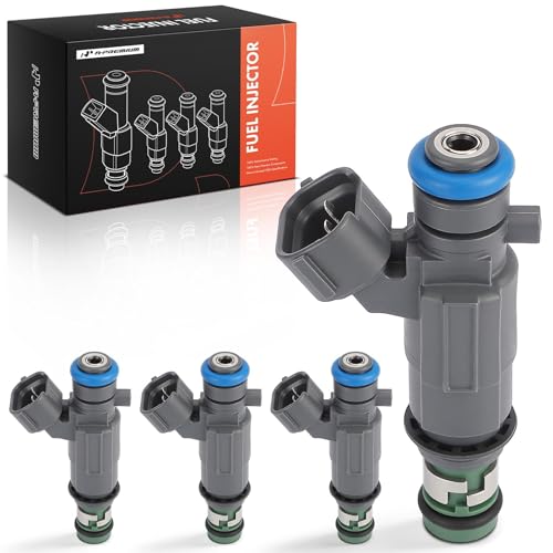 A-Premium Set of 4 Fuel Injectors Compatible with Subaru Outback 2000-2004, Legacy 2000-2004, Baja 2003-2006, 2.5L