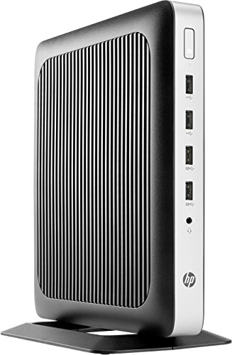 Image of HP 2ZV01AT#ABA t630 Thin Client - Tower Desktop - 8 GB RAM - 32 GB Flash - AMD Radeon R7 - Black /Silver