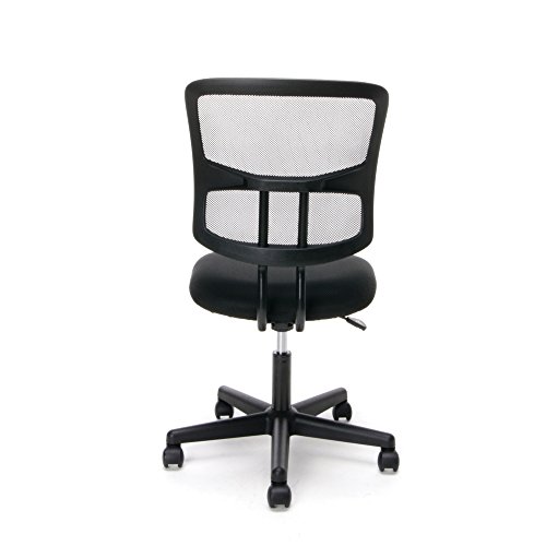 Ofm Ess Collection Swivel Mesh Back Armless Task Chair, In Black (Ess-3020) #TOP3