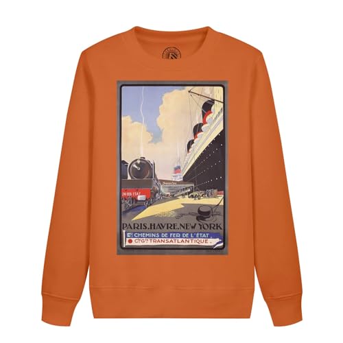 Sweat enfant Paris New York paquebot pour éveiller l'imaginaire des petits voyageurs