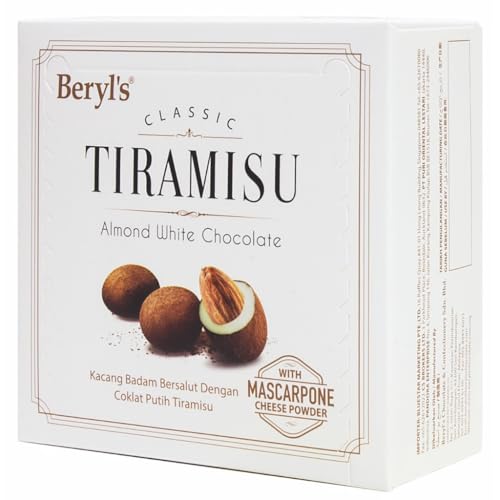 Beryl's Classic Tiramisu Almond White Chocolate With Mascarpone Cheese Powder