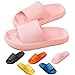 Dorjuli Cozislides Original, Pantoufles Femme Homme Quick-Drying Thickened Non-Slip Massage Bathroom Shower Shoes CloudFeet Ultra-Soft Slippers Chaussons Mixte Adolescents Shower Shoes, Rose, 38-39