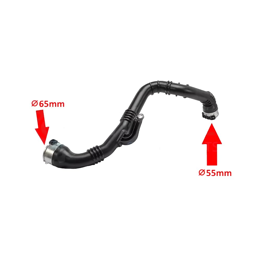 WIELEN MANICOTTO INTERCOOLER COMPATIBILE CON,NISSAN QASHQAI II RENAULT GRAND SCENIC KADJAR MEGANE IV SCENIC IV TALISMAN 1.5 DCI 144608957R TUBO TURBO ARIA IN PLASTICA 144608957R