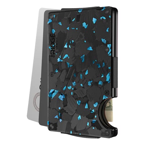 Image of Ridge Wallets - Slim Minimalist Front Pocket Wallet for Men, RFID Card Holder, Forged Pacific, Mountain Ridge